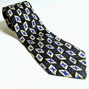 Robert Talbott Vintage Silk Tie - atomic 80s pattern excellent condition